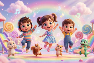 create kids songs nursery rhymes children music  kids song
