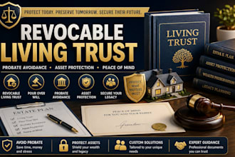 create revocable living trust probate avoidance asset protection pour over will
