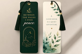 bookmark design wordmark text based pdf lettermark typography logo