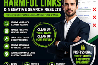 remove mugshots, delete negative links, erase bad articles, false news in google
