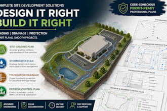 site grading stormwater plan foundation drainage and erosion control plan
