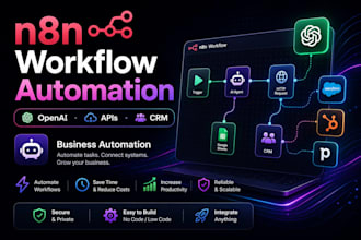 build n8n workflows and ai automation for your business