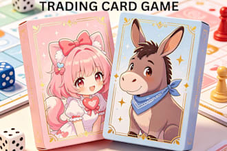 draw card game character, anime illustration, pokemon trading card game ccg