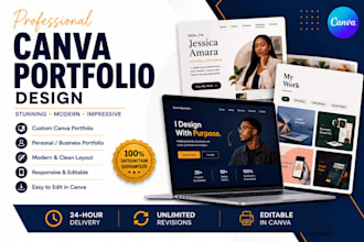 design canva website ugc portfolio media kit portfolio website canva portfolio