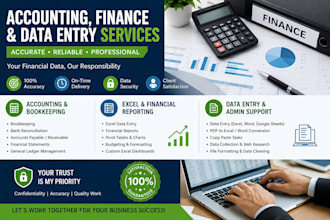 do all accounts and finance tasks and also data entry works