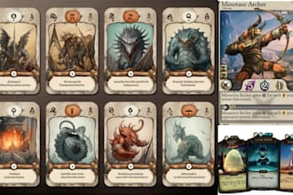 create a card template frame tcg template layout card mockup for card game