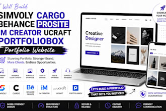 simvoly cargo behance prosite im creator ucraft portfoliobox portfolio website