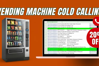 cold calling for atm and vending machine placement