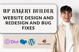 customize wpbakery wordpress website and fix visual composer errors, oxygen os