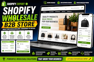 build a shopify b2b wholesale store with custom pricing