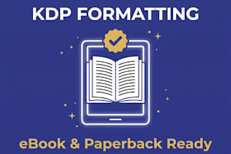 professionally format your ebook and paperback for KDP