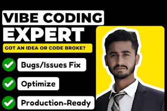 fix bugs, debug, refactor vibecode as your expert vibe coder