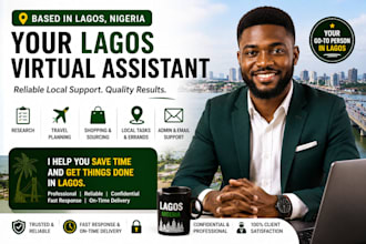 be your travel guide run errand do anything in nigeria and lagos