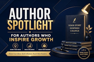 promote my self help or business book through an author spotlight