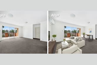 create stunning virtual staging, home digital staging and 3d renders