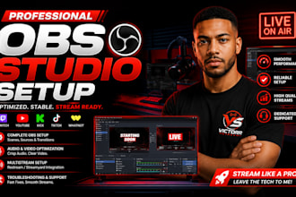 setup pro obs studio for gaming and podcast