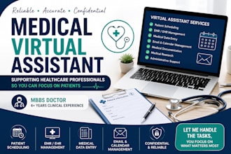 be your reliable medical virtual assistant for healthcare practice
