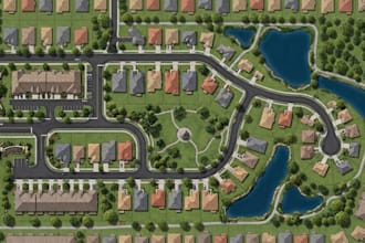 redraw 2d site plan master plan real estate map and property layout