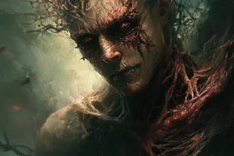 do horror character art and horror character
