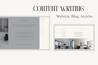 website content, blogs and business articles