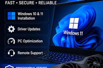 install windows 10 or 11 remotely