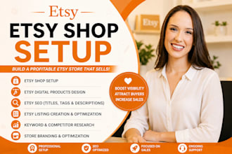 setup etsy shop digital products design etsy digital products etsy seo listing