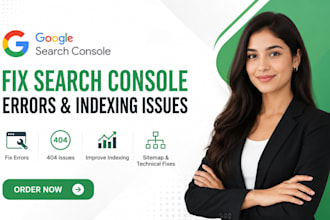 fix gsc errors, indexing problems, 404 and technical SEO issues