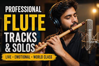 record professional world class flute tracks and solos for your song