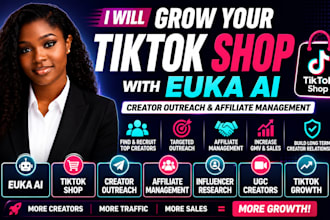 grow tiktok shop with euka ai creator outreach and affiliate management