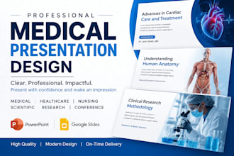 modern medical healthcare scientific research powerpoint presentation slides