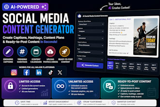 provide an ai social media content generator for your brand