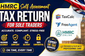 prepare hmrc self assessment using taxcalc freeagent hmrc online for sole trader