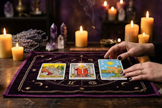 do an honest 3 card tarot reading for love, career and life