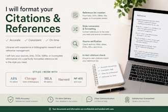 format your citations and references