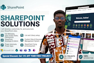 develop, customize, fix sharepoint site, sharepoint online sharepoint automation