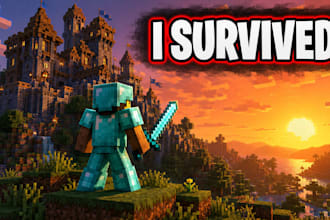 design viral minecraft and gta 5 gaming thumbnails