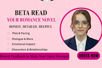 be your romance beta reader