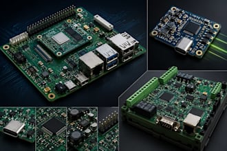 design stm32 embedded pcb, cm4 carrier board, usb c pd and industrial hardware