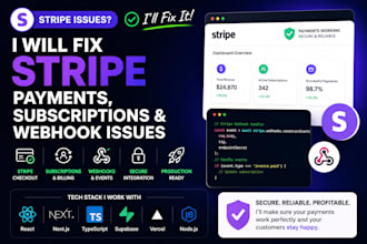 fix stripe subscriptions, checkout, webhooks and payment issues