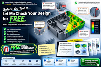 optimize your plastic product modification design with professional dfm analysis