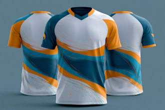 create a custom jersey design or sublimation design