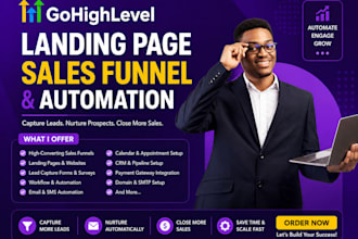 gohighlevel landing page ghl sales funnel ghl automation