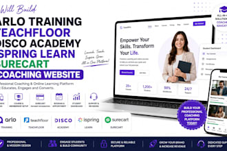 arlo training teachfloor disco academy ispring learn surecart coaching website