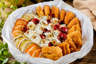 professionally edit food photos for restaurants and catering
