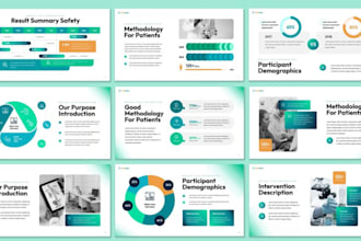 design medical powerpoint presentation, nursing PPT and healthcare slides