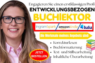 professionelles korrekturlesen und lektorat ihres deutschen buches oder ebooks