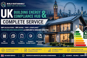 do UK sap calculation, part l, bre209 daylight landlord epc and part o analysis