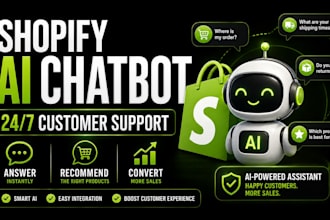 build a shopify ai chatbot for customer support and product recommendations