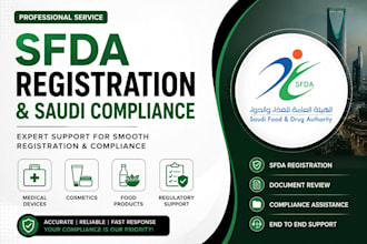 help with sfda registration and saudi regulatory compliance