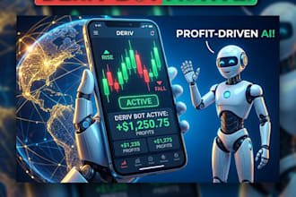 build a profitable looking deriv bot with risk management features